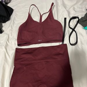 Set Active Top and Biker Short Set